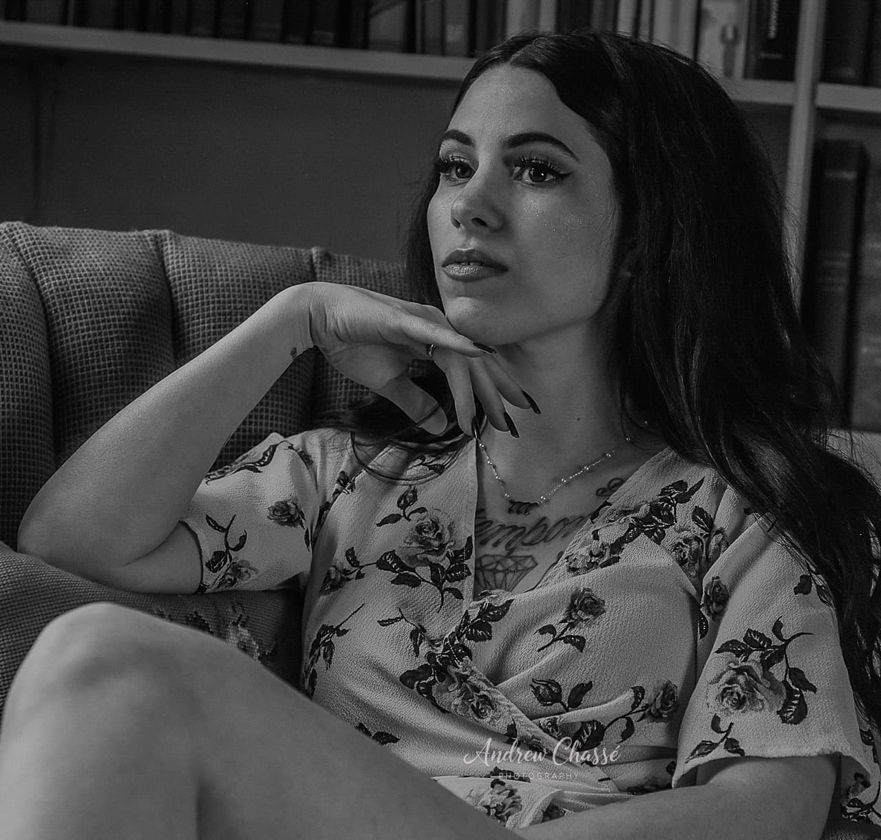 Model in Black & White
