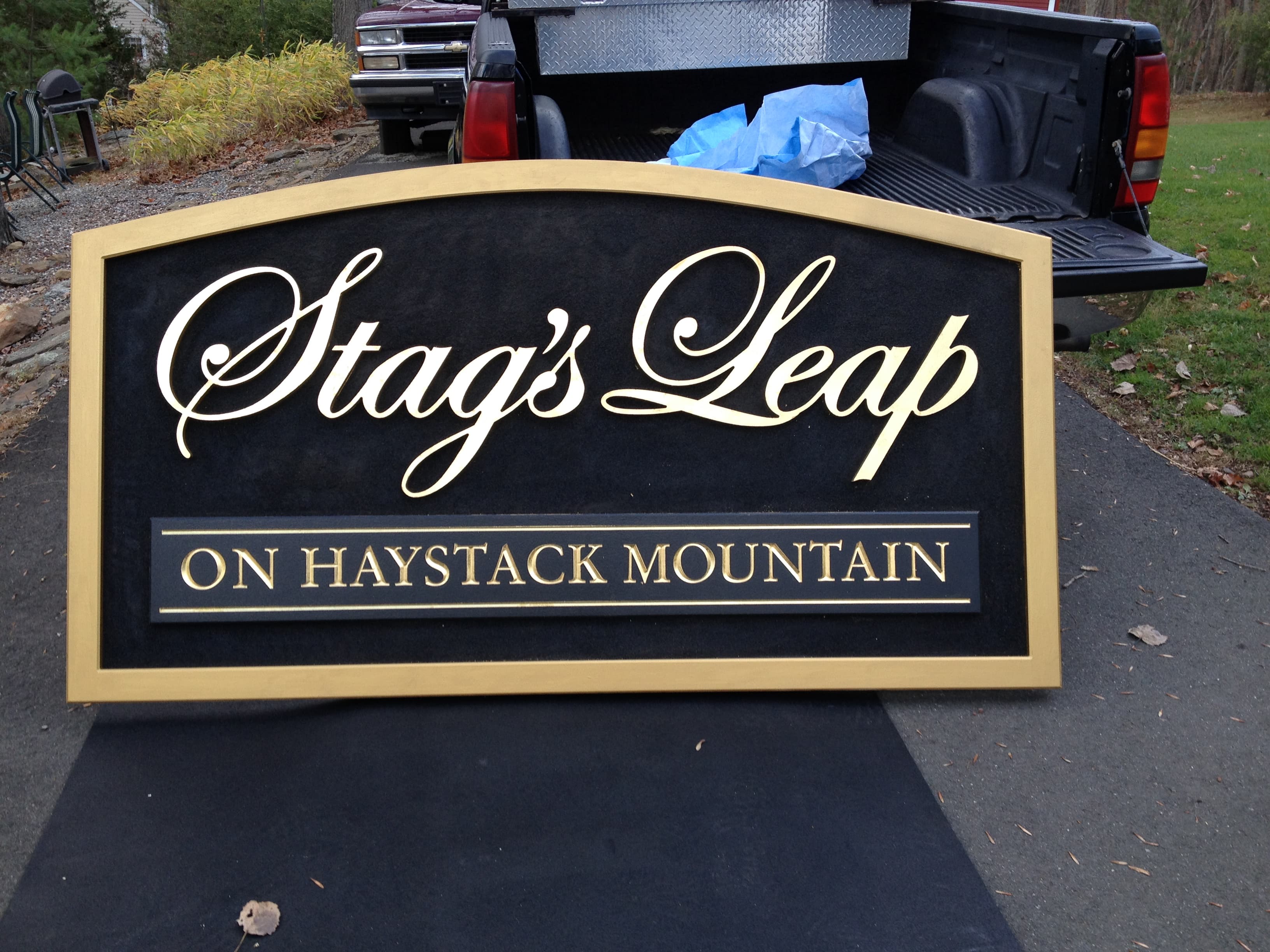 Custom business sign