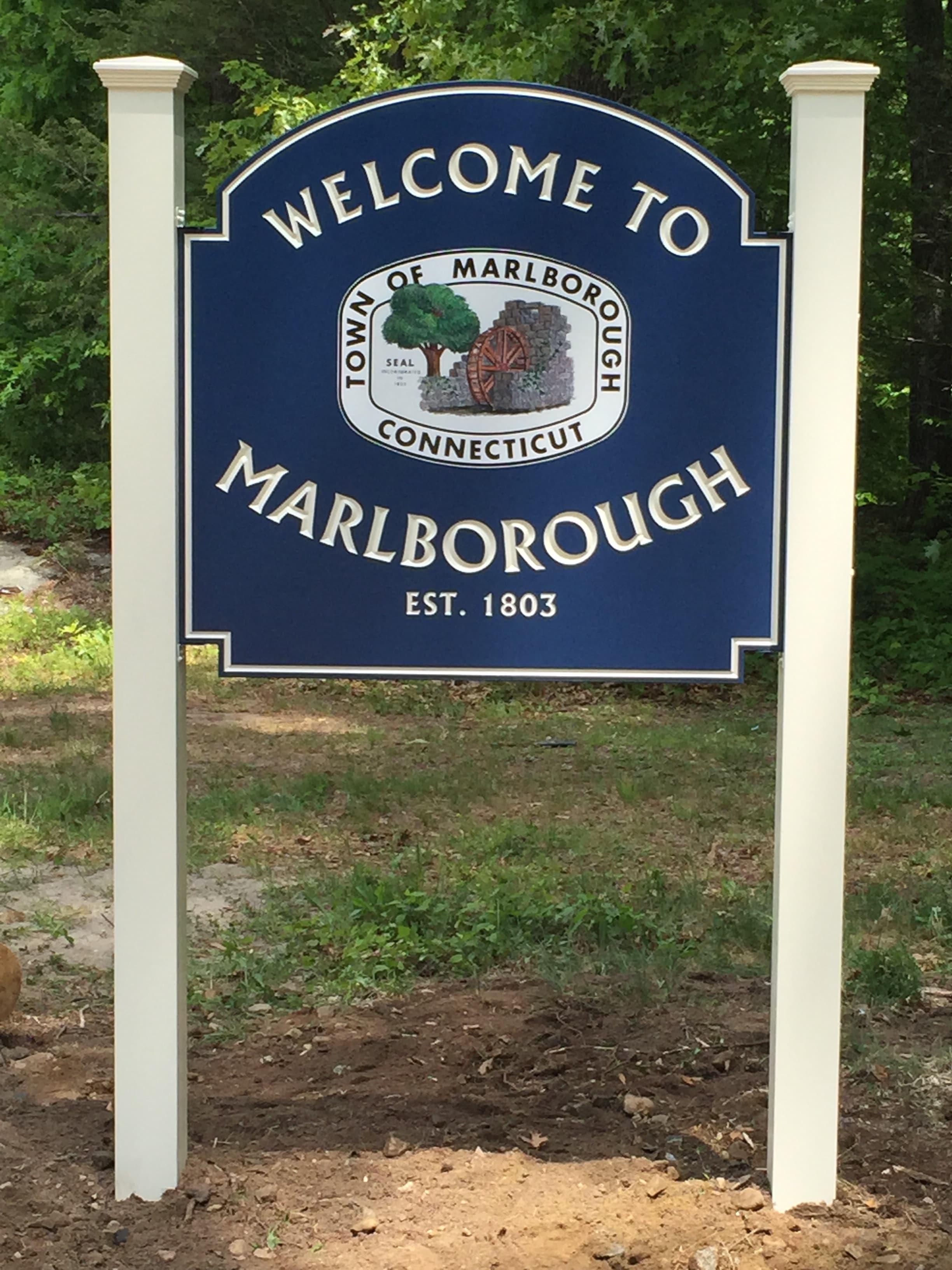 Town sign